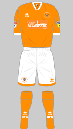 blackpool fc 2019-20 1st kit