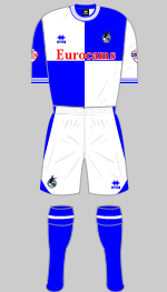 bristol rovers 2013-14 home kit