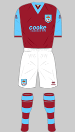 burnley 2009-10 home kit