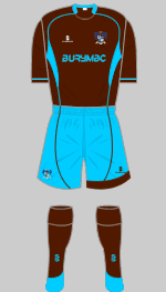 bury 2007-08 away kit