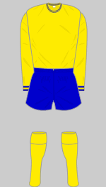 chelsea 1963-64 change strip v birmingham city