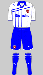 morecambe fc 2011-12 away kit