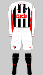 dunfermline athletic 2008-09 home kit