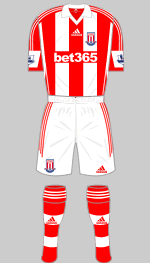 stoke city fc 2013-14 home kit