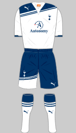 tottenham hotspur 2010-11 home kit