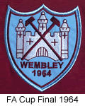 west ham united crest 1964 fa cup final