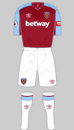 west ham 2017-18 1st kit