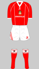 wrexham 1984-85 european strip