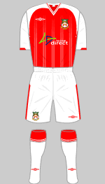 wrexham 2009-10 home kit