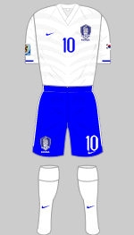 korea (south) 2010 home strip